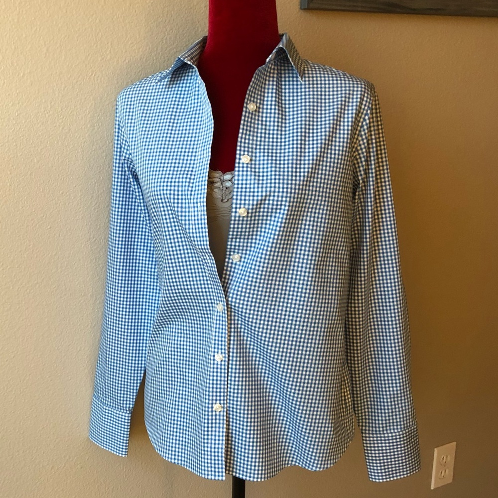 NWOT Lands End No Iron Women’s Shirt